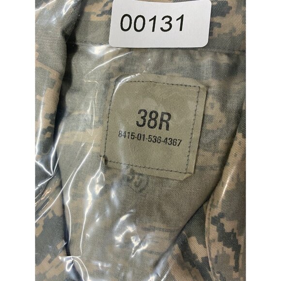 U.S. Air Force Jacket 38R Medium Green Tan Digital Camouflage Utility Coat - Picture 12 of 12